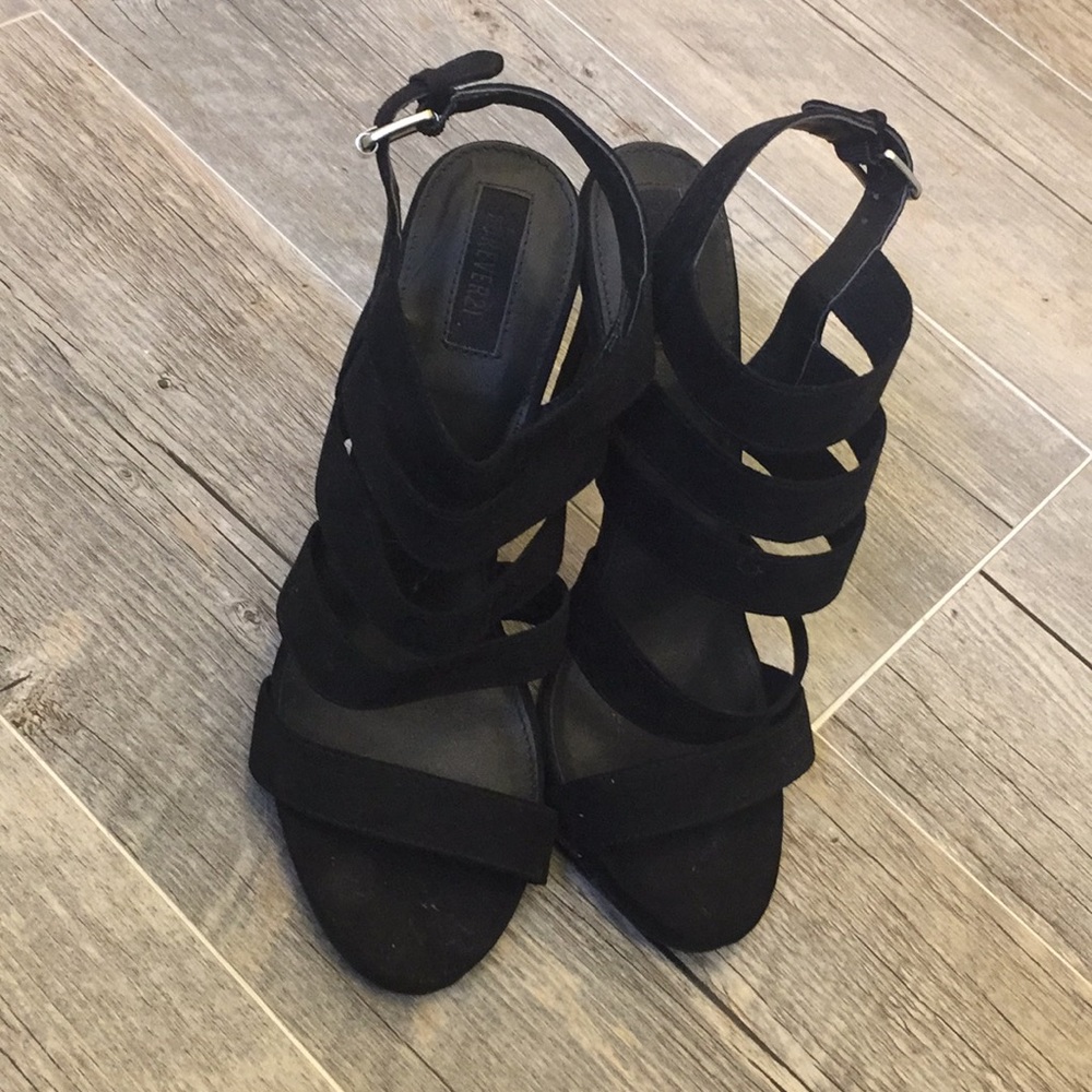 Black high heels
